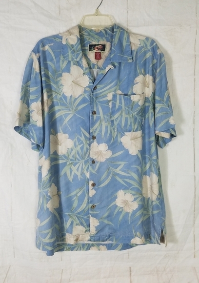La cabana short sleeve button front Hawaiian shirt - Picture 1 of 5
